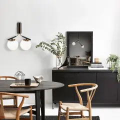 Aydinlatmadunyam Aplik GoldBlack Yildiz-4016