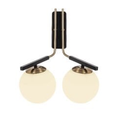 Aydinlatmadunyam Aplik GoldBlack Yildiz-4016