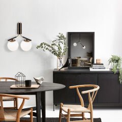 Aydinlatmadunyam Aplik GoldBlack Yildiz-4016