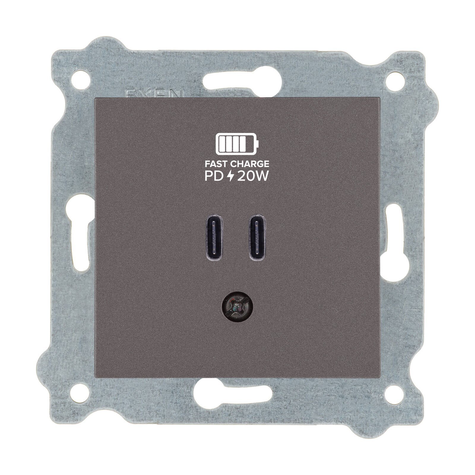 Exen Mocha Modül+Kapak  2X Usb Sarj Prizi Type-C