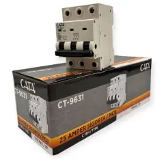 Cata CT-9631 4,5 kA  3x25 C Amper Trifaze Sigorta