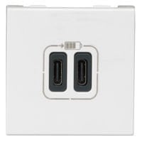 Legrand  Ikili USB Priz, Telefon şarjı için, 5V, 3A, C+C Tipi LEG-077590