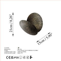 Aydinlatmadunyam Aplik BlackGold Yosma-13643