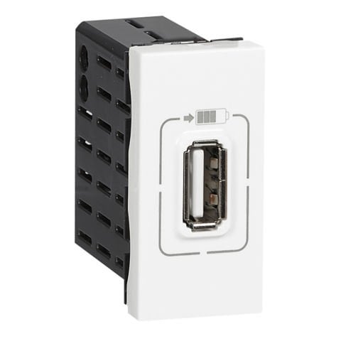 Legrand  S.Armada iki çıkışlı, 5V 750mA, USB çıkışlı priz, 1m, beyaz LEG-077591
