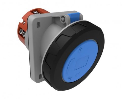 Bemis  3/125A. 45° Eğik Makine Priz IP67 BC1-6403-7420