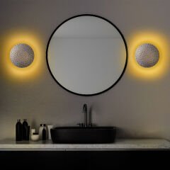 Aydinlatmadunyam Aplik SilverGold Yosma-13644