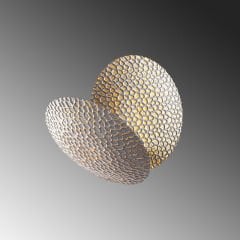 Aydinlatmadunyam Aplik SilverGold Yosma-13644