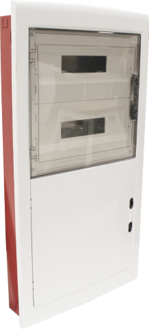 Çetinkaya Pano  305x544x87 ABS Sıva Altı  Metal Gövdeli 36'li (12x3) Opak Kapakli Sigorta  Kutusu ÇP 12936-M2