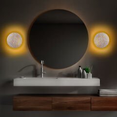 Aydinlatmadunyam Aplik WhiteGold Yosma-13646