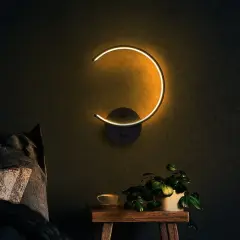 Aydinlatmadunyam Aplik Black Moon-13328