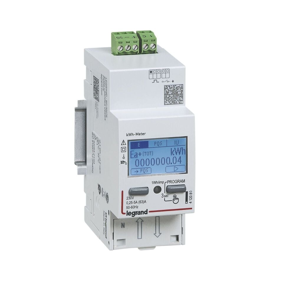 Legrand  ENERJI OLCER 1P 63A DARBE MID LEG-412082