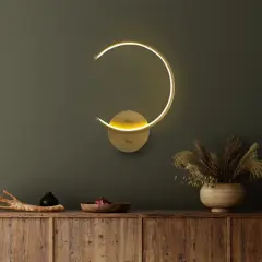 Aydinlatmadunyam Aplik Gold Moon-13329