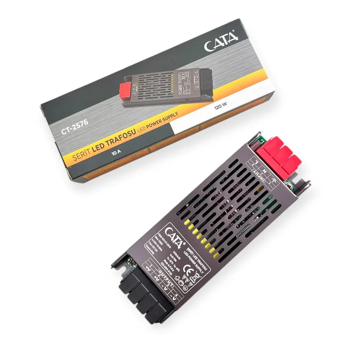 Cata 10 Amper 120W Slim Şerit Led Trafosu CT-2576