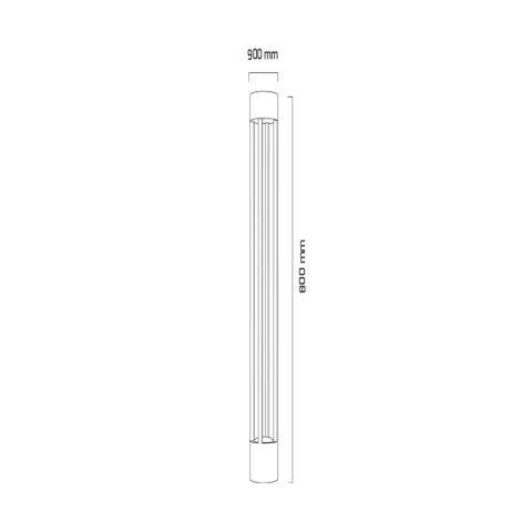 Goya Gy 6253 Siyah Kasa 12W 36° 3000K Sg Led Bahçe Armatür