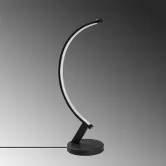 Aydinlatmadunyam Masa Lambasi Black Bevel-13323