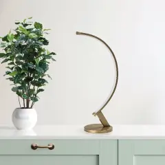 Aydinlatmadunyam Masa Lambasi Gold Bevel-13324