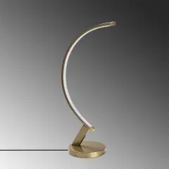 Aydinlatmadunyam Masa Lambasi Gold Bevel-13324