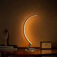 Aydinlatmadunyam Masa Lambasi Gold Bevel-13324