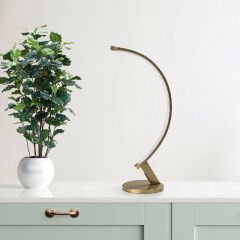 Aydinlatmadunyam Masa Lambasi Gold Bevel-13324