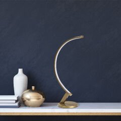 Aydinlatmadunyam Masa Lambasi Gold Bevel-13324