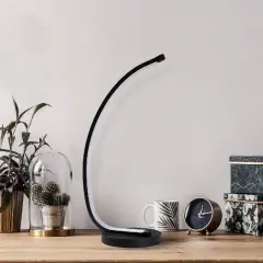 Aydinlatmadunyam Masa Lambasi Black Bevel-13321