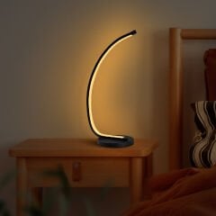 Aydinlatmadunyam Masa Lambasi Black Bevel-13321