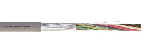 Reçber LIH(St)H 10x0,22mm2 + 0,22mm2 Sinyal Ve Kontrol Kablosu