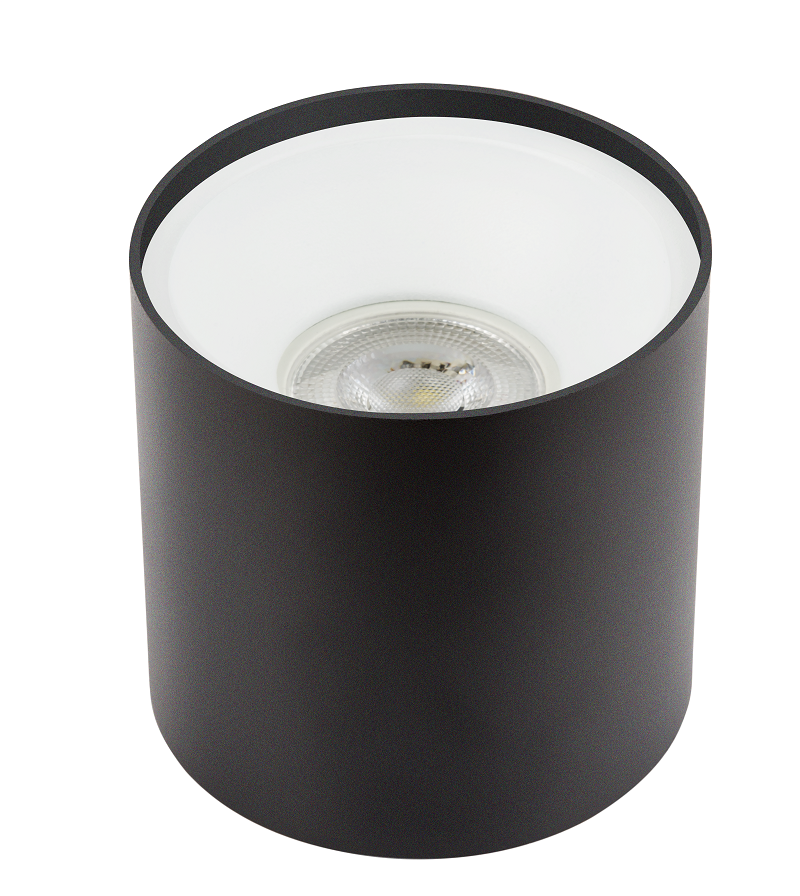 Sıva Üstü Silindir Led Spot Armatür 10x10 Cm Siyah/Beyaz