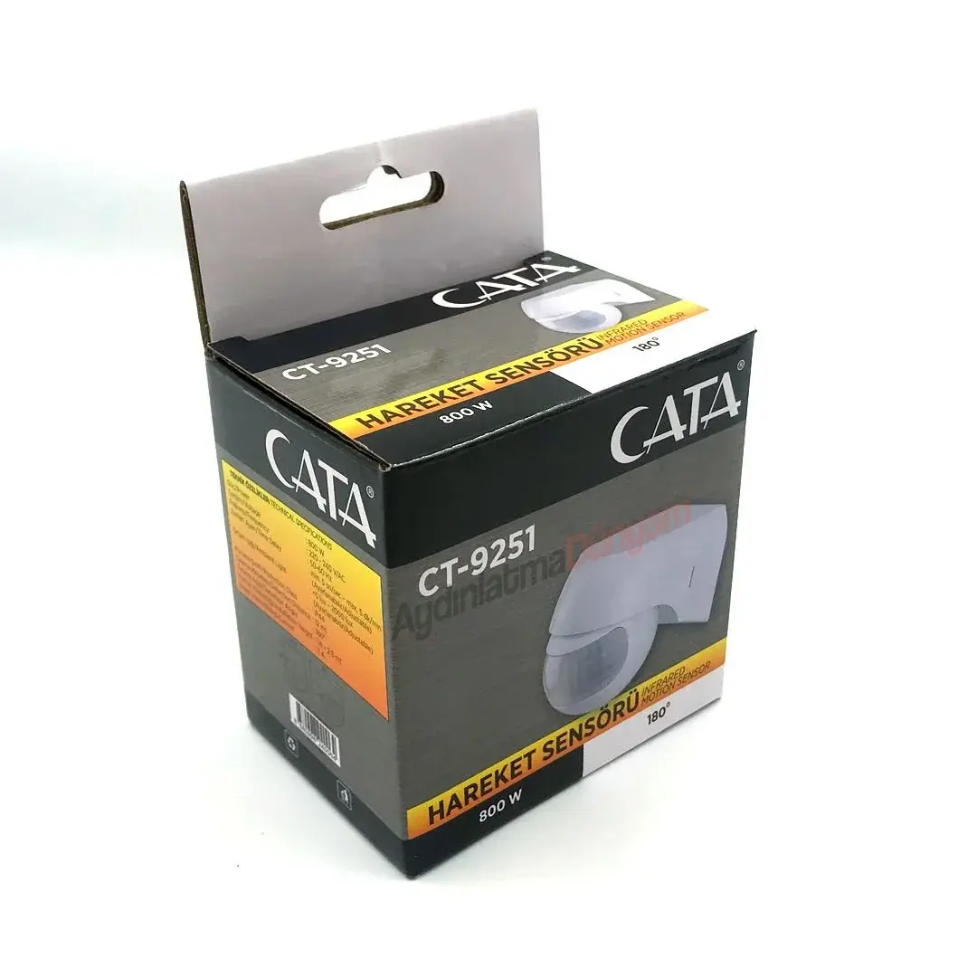 Cata CT-9251 180 Derece IP44 Dış Mekan Sensör