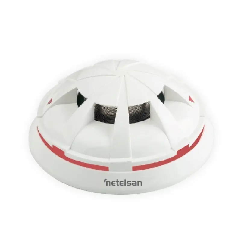 Netelsan M.U.Yan.00001 Konvansiyonel Optik Duman Dedektörü + Tabani