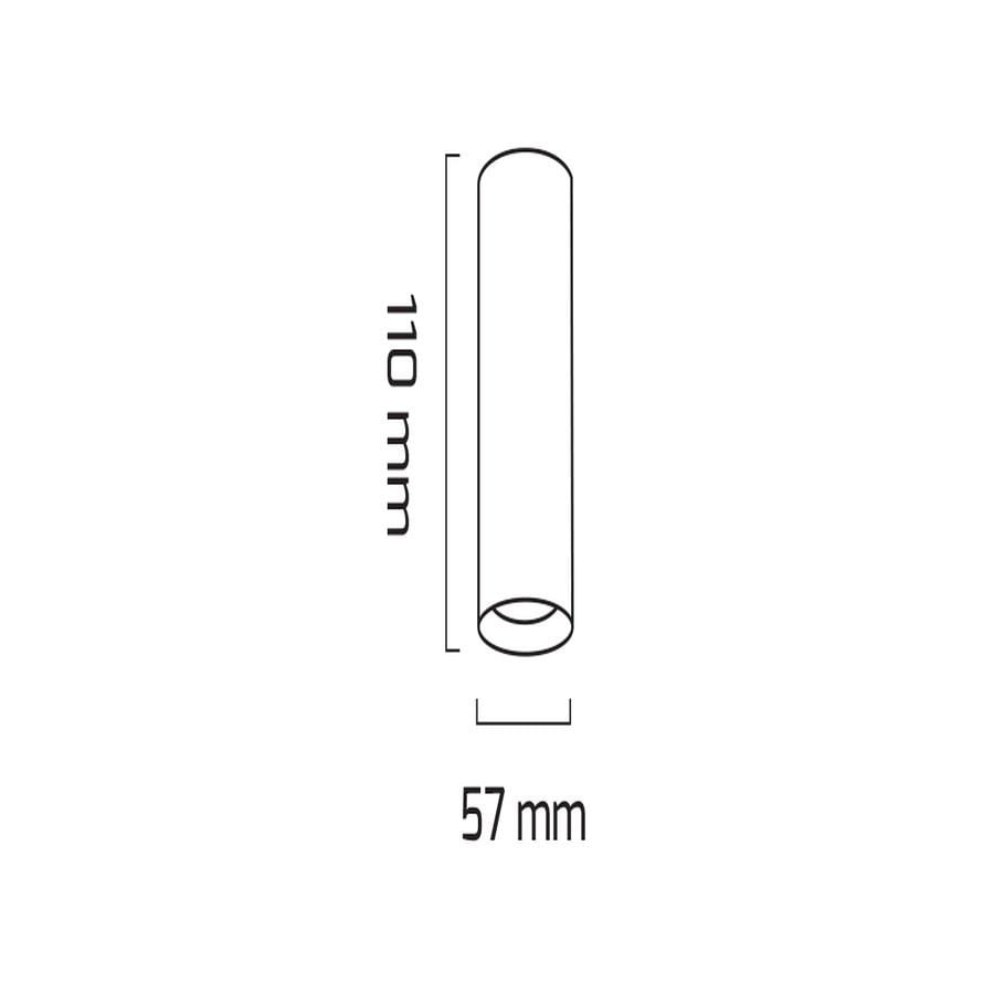 Goya Gy 1856-13 Siyah Kasa 14W 60° 3000K Led Ray Armatür