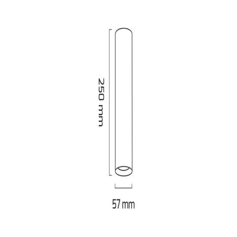 Goya Gy 1856-27 Siyah Kasa 14W 60° 3000K Led Ray Armatür