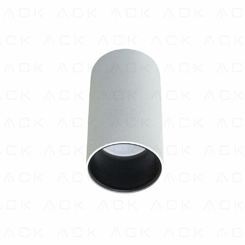 Ack Sivaüstü Dekoratif Armatür 60X100Mm Siyah Reflektör Beyaz Kasa