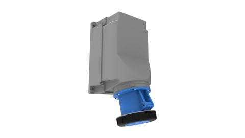 Bemis  3/125A. 90° Eğik Duvar Prizi IP67 BC3-6403-7535