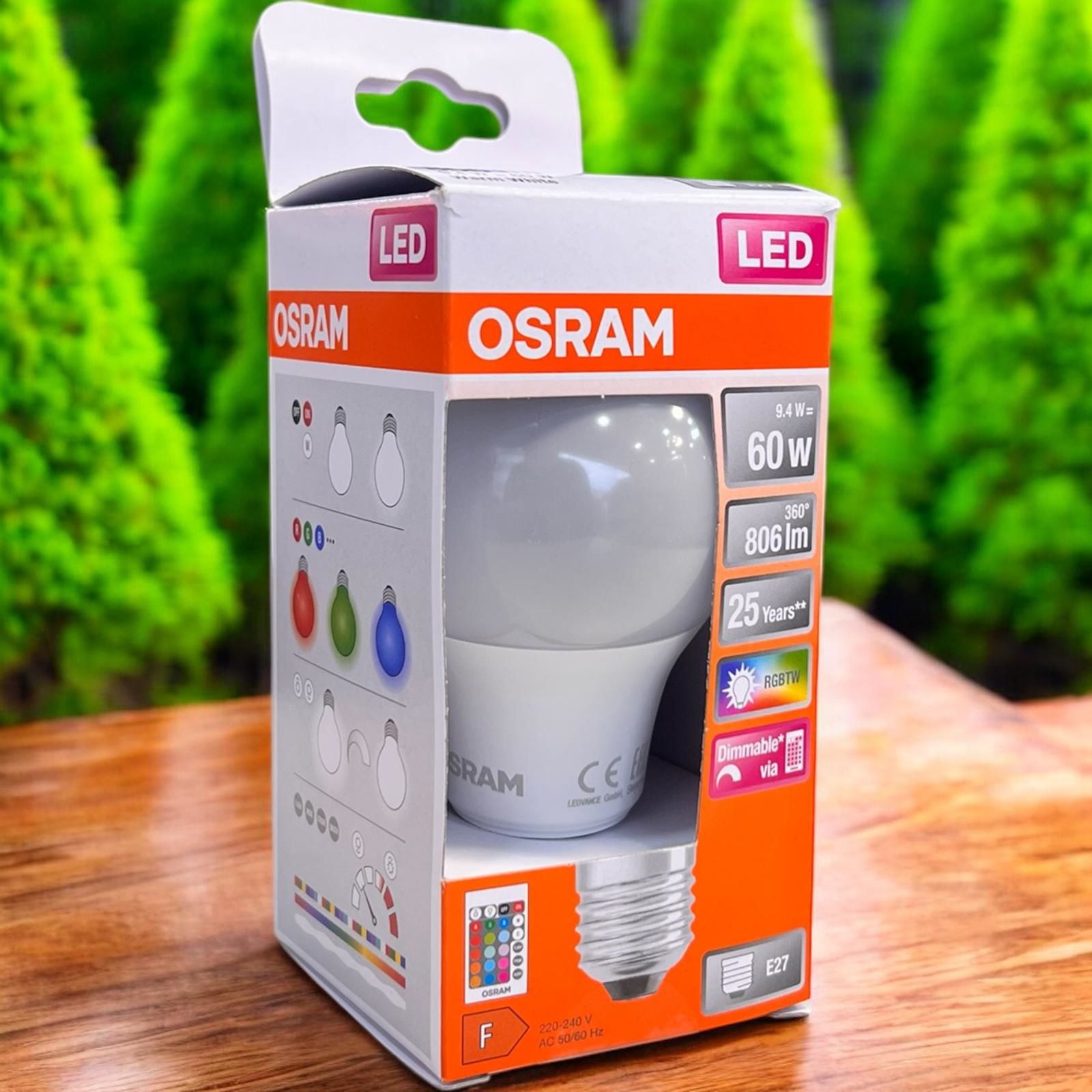 Osram Led Uzaktan Kumandalı Renk Değiştiren 9w 806 Lm E27 Ampul
