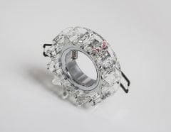 Cata Beyaz Led Çerçeveli Karanfil Kristal Cam Spot CT-6595