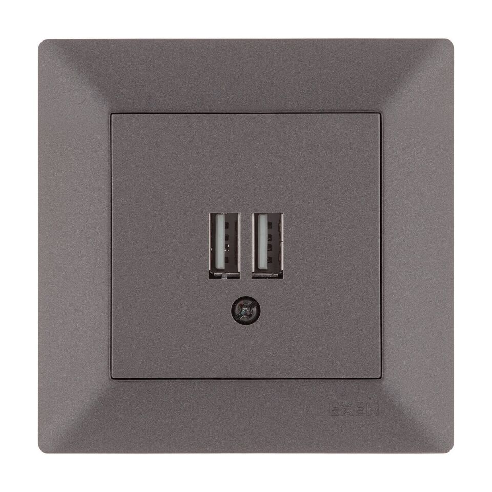 Exen Odak Mocha 2X Usb Sarj Prizi Komple Takim