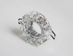 Cata Beyaz Led Çerçeveli Karanfil Kristal Cam Spot CT-6595