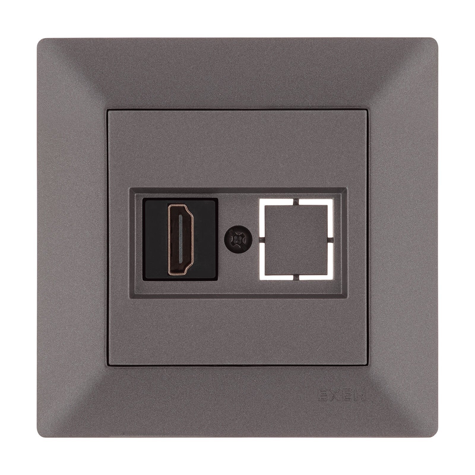 Exen Odak Mocha Hdmi Priz Jakli Komple Takim