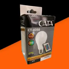Ct-4058 Cata Uzaktan Kumandalı Rgb Led Ampul E27 3200 K