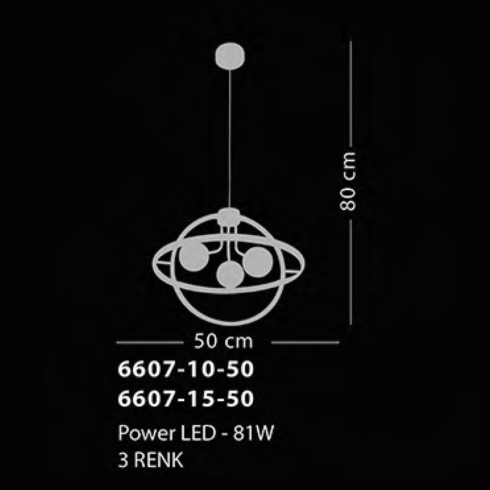 Venüs Gold Led Avize