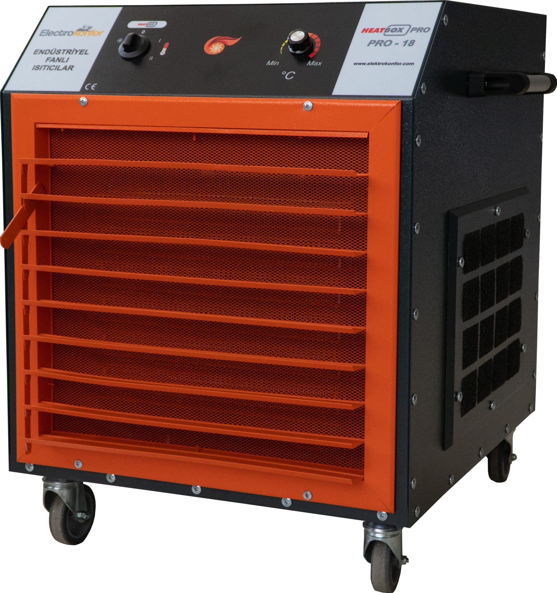 Heatbox PRO 18000W Trifaze Elektrikli Fanli Isitici