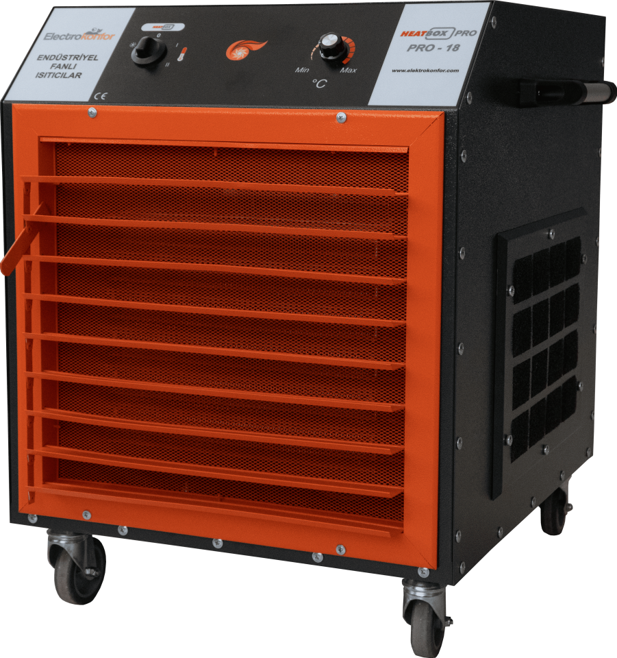 Heatbox PRO 18000W Trifaze Elektrikli Fanli Isitici