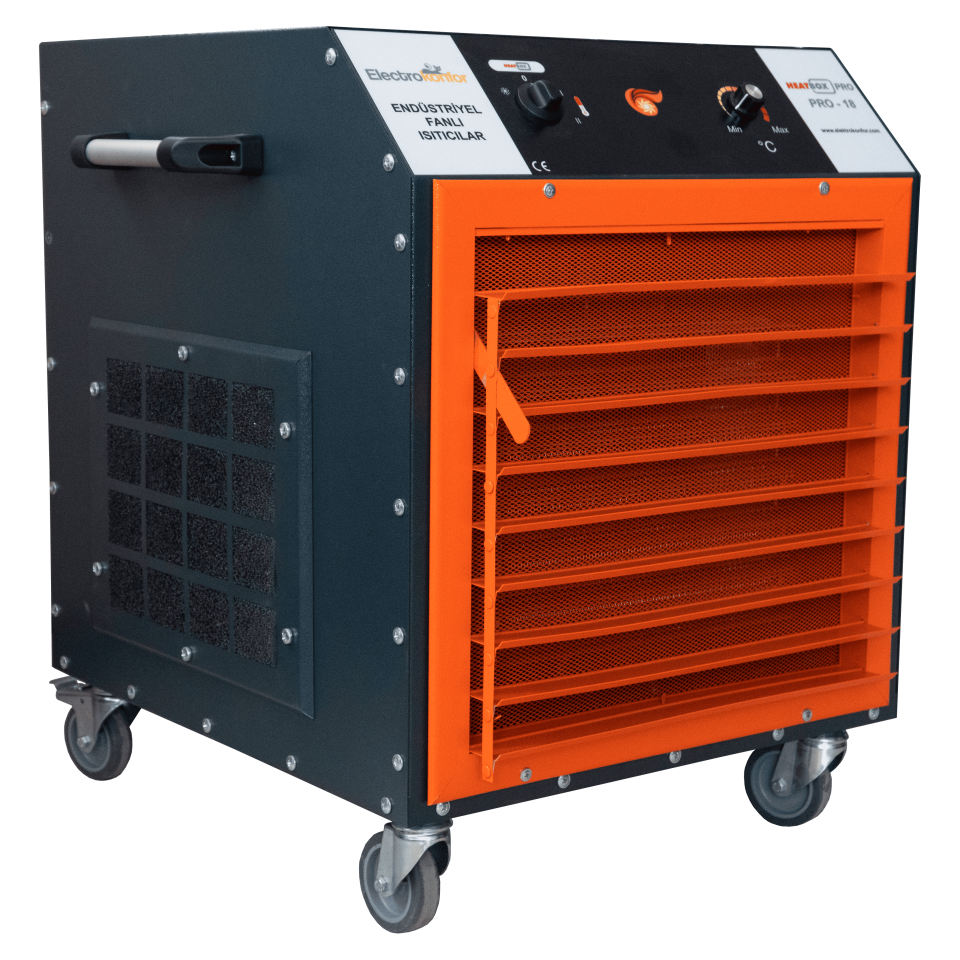 Heatbox PRO 18000W Trifaze Elektrikli Fanli Isitici