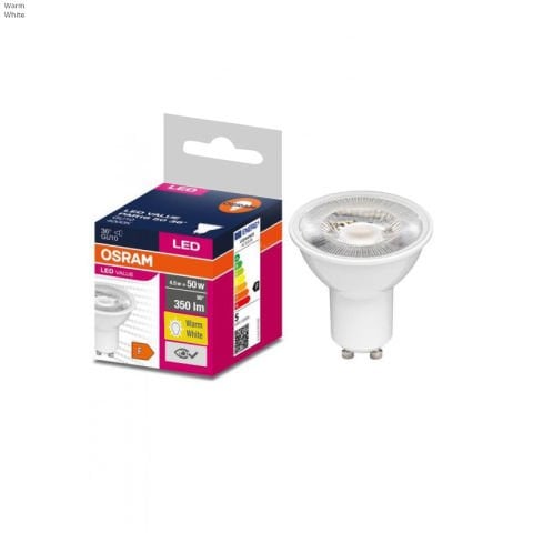 Osram  AC62643 Led Value 4.5W Sarı Işık Gu10 Duy 350 lm