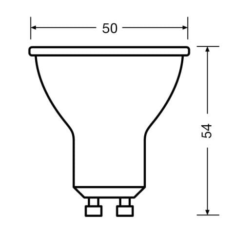 Osram  AC62645 Led Value 4.5W Beyaz Işık Gu10 Duy 350 lm