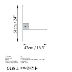 Aydinlatmadunyam Aplik Grey Sarf-13617