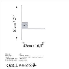 Aydinlatmadunyam Aplik Grey Sarf-13617