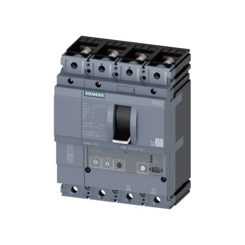 Siemens Sentron Serisi Kompakt Tip Güç Şalteri;3Va22,55Ka,250 A,Etu320, Li Korumali,4 Kutuplu 3VA2225-5HL42-0AA0