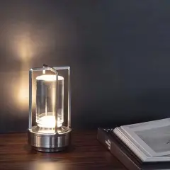 CT-8439 Gümüs Vegas Sarjli Masa Lambasi (3200K-4000K-6400K)